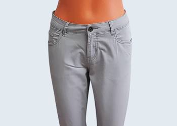 Damskie szare bawełniane spodnie rurki Blue Motion 38/M