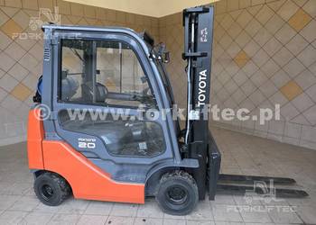 Wózek Widłowy TOYOTA 8FGKF20 , Kabina, TOYOTA 8FG20 , widlak LINDE , 8FGF20