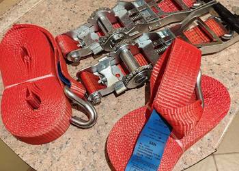 2x pas transportowy SAN 8 m LC 2500 daN 50 mm – długa dźwignia TÜV/GS