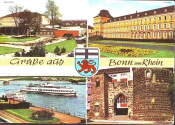 Kart. Pocz. RFN - Bonn i Rhein,  Poczdam  **  2 szt