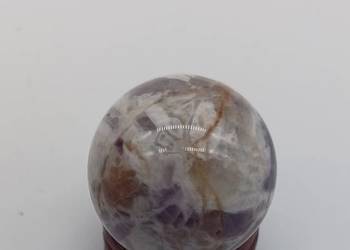 Kolekcja naturalny Ametyst szewron a#84 kula sfera