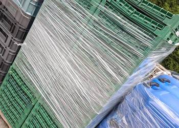 Skrzynki plastikowe owoce warzywa składane