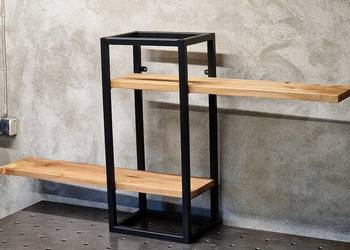 półka wisząca Dębowa, dąb loft naturalne drewno