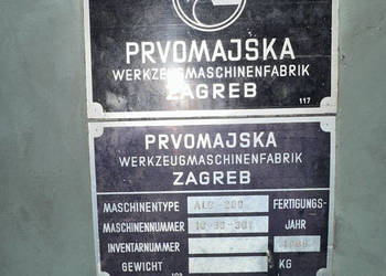 Frezarka ALG - 200 wyposażenie dodatkowe