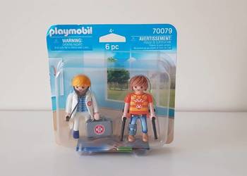 Nowe Playmobil: Figurka Duo Pack - Lekarka i pacjent 70079