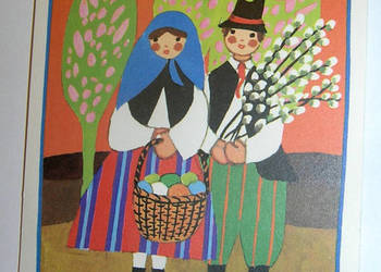 pocztówka Zdzisław Witwicki Wesołych Świąt" Wielkanoc_D