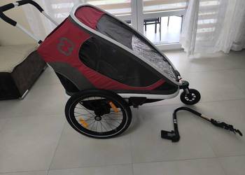 Przyczepka rowerowa Hamax Outback Twin dwuosobowa stan idealny