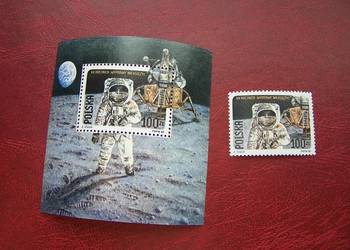 Polska 1989 MNH Mi. 3206  XX lecie wyprawy na księżyc