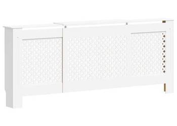 vidaXL Osłona na kaloryfer z MDF, biała(SKU:325555)