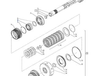 5162622 Łożysko Magnum Farmall Puma MXM T6. TS Oryginał CNH