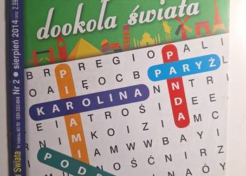 Wykreślanki dookoła świata -Fascynująca podróż po państwach i miastach