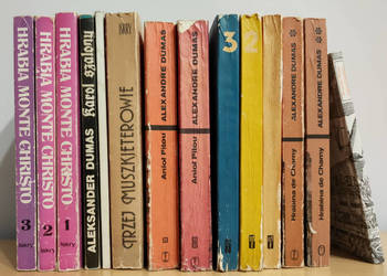 Aleksander Dumas zestaw książek 14 Hrabia Monte Christo ojciec i syn Aleksander Dumas zestaw książek 14 Hrabia Monte Christo ojciec i syn