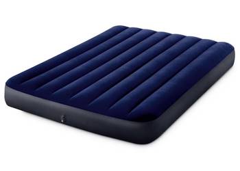 Materac dmuchany dwuosobowy welurowy 191x137 cm INTEX 64758