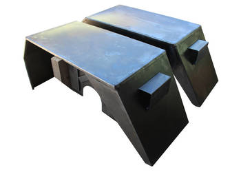 Błotnik tylny typ kwadratowy Ursus C-360, C-360-3P Szymczak