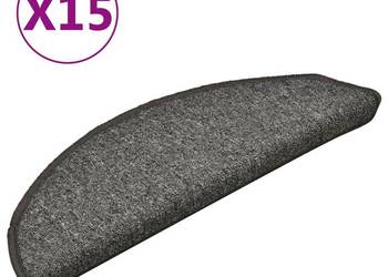 vidaXL Nakładki na schody, 15 szt., 56 x 17 x 3 cm（SKU:322368）