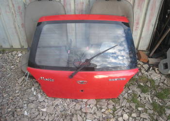 Klapa tylna bagażnika Daewoo Matiz czerwona 73l friend bez lotki