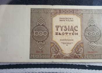 RARYTAS ! 1000 zł 1945 s. A ! RARYTAS ! (2)
