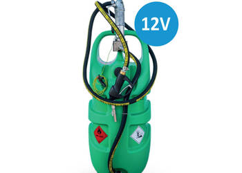 Zbiornik mobilny na benzyne 110L z pompą 12V do tankowania łodzi