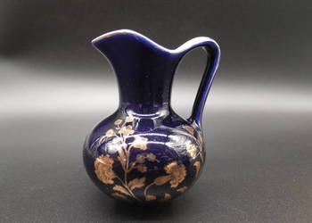 Porcelanowy wazon/wazonik kobaltowy