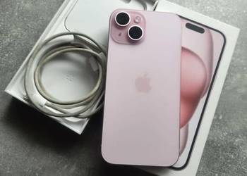 IPhone 15 256GB Różowy