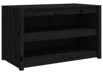 Szafka kuchenna na zewnątrz czarna 106x55x64cm drewno sosnowe WM-832335