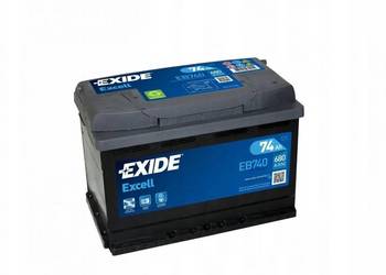 Akumulator 74Ah 680A EN Exide Excell EB740