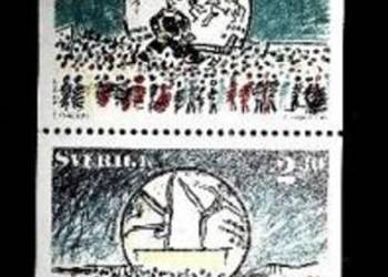 4x Znaczek Szwecja 1989 The Globe