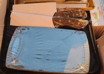 zestaw kuchenny/turystyczny z nożami ze stali nierdzewnej, ostrzałką oraz m