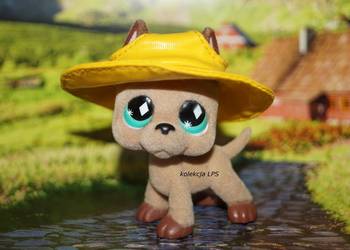 LPS Littlest Pet Shop dog niemiecki fuzzy #636 oryginalny pop oryginał