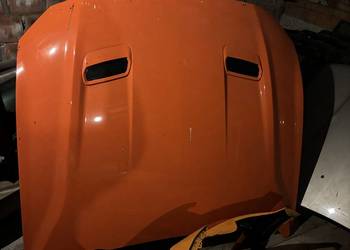 Ford Mustang 5.0 IV, Maska przod, Pokrywa silnika, pomarancz, igla, orginal