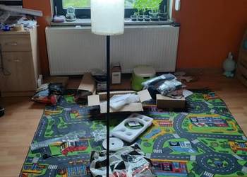 Lampa stojąca lampa podłogowa vintage z 3 tempereturami barwowymi