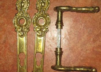 klamki mosiężne do drzwi