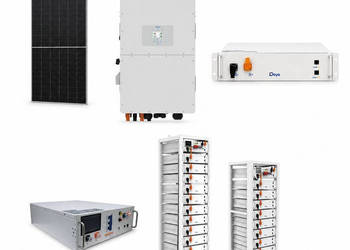 Zestaw fotowoltaiczny hybrydowy 60 kWp - falownik DEYE SG01HP3 5
