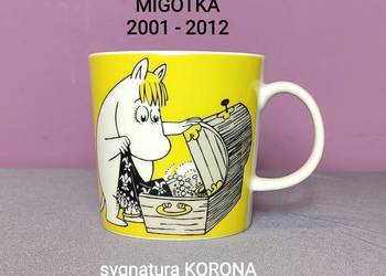 Muminki KUBEK Moomin Arabia Finland - MIGOTKA sygn. KORONA 2001 - 2012