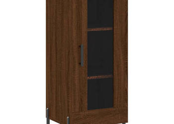 Szafka brązowy dąb 345x34x90 cm materiał drewnopochodny WM-828811