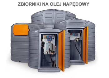 ZBIORNIK NA OLEJ NAPĘDOWY ON 3500L DUŻE DRZWI