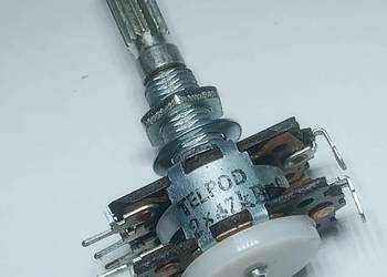 POTENCJOMETR STEREO 2x47kom TELPOD ORYGINAŁ DO WZMACNIACZY