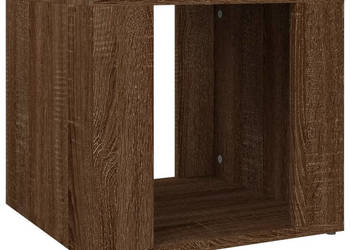 Szafka nocna brązowy dąb 41x40x36 cm materiał drewnopochodny WM-816551