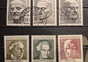 Niemcy Znaczki pocztowe z bloku 5,1969 Mi 596-598, ; blok 11,1975 Mi.871-87