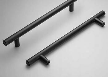 RELING KUCHENNY UCHWYT MEBLOWY SZUFLADY SZAFKI CZARNY MAT RETRO LOFT 120mm