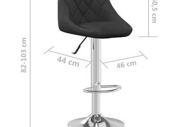 vidaXL Stołki barowe, 2 szt., czarne, obite aksamitem (SKU:335302) vidaXL Stołki barowe, 2 szt., czarne, obite aksamitem (SKU:335302)