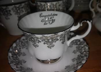 Filiżanka Royal Albert. Srebrne wesele.