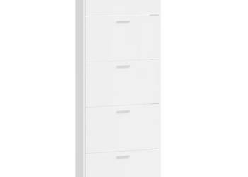 vidaXL Szafa na buty, wysoki połysk, biała(SKU:342514)