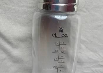 Shaker do drinków WMF, 0,5 L, sygnowany. Szkło i stal nierdzewna.