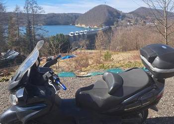 Suzuki Burgman AN650 Executiv 2007r, radio Android, subwoofer, el. szyba