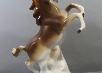 Figurka Potcelanowa Sitzendorf Koń 18 cm