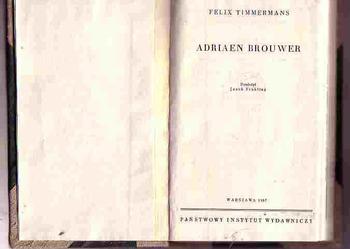 (3161) ADRIAEN BROUWER FELIX TIMMERMANS