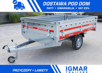 Przyczepka samochodowa TEMARED TRANSPORTER 2515 towarowa koła pod spodem