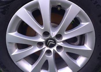 Sprzedam felgi aluminiowe z citroena C5 z oponami letnimi international 7mm