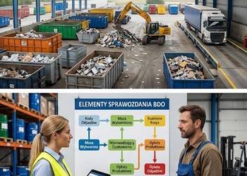 Sprawozdanie roczne BDO – warsztat samochodowy, raport za odpady